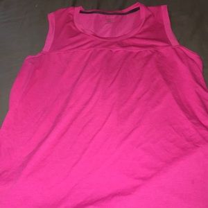 Hot pink women's tank